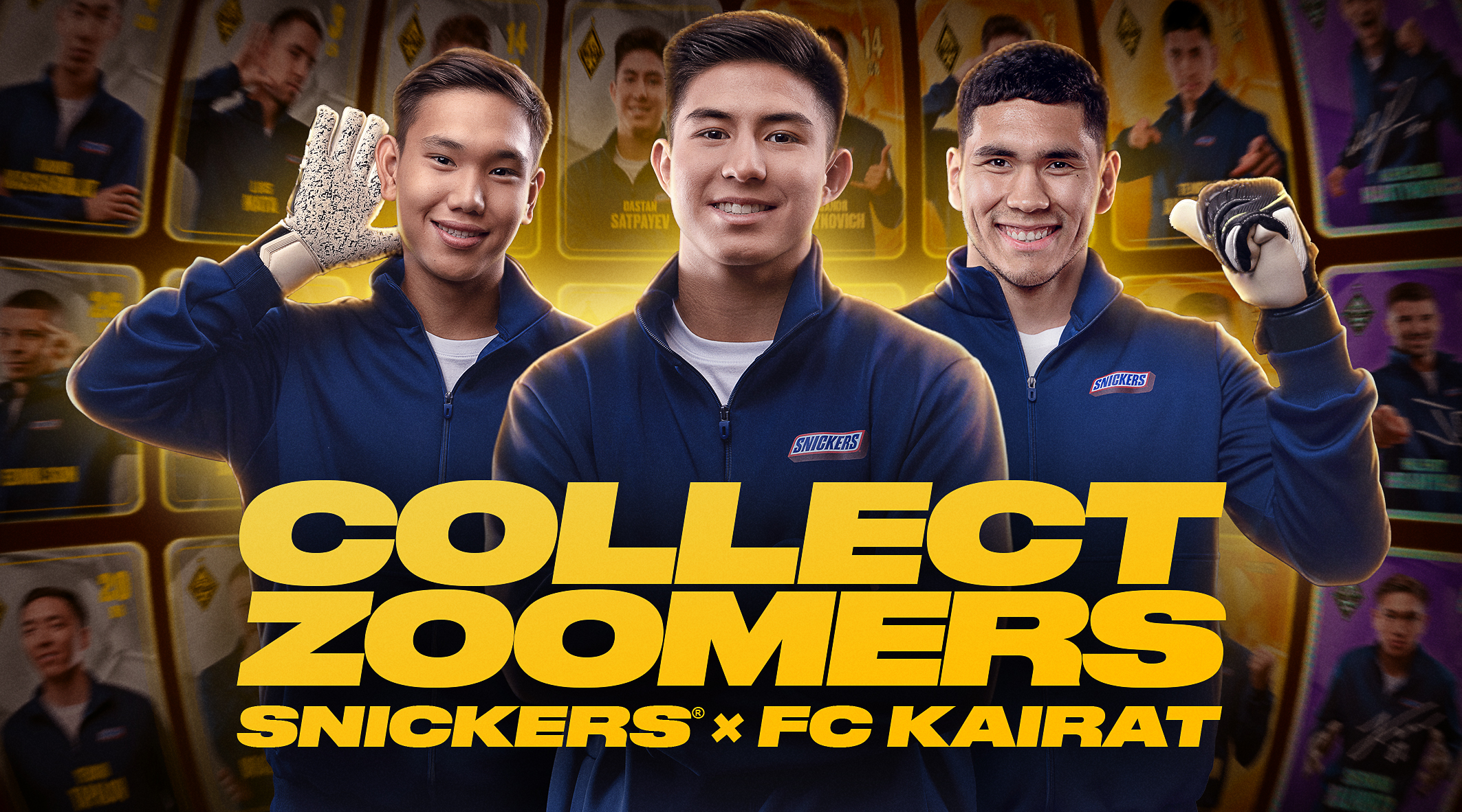 SNICKERS® x FC KAIRAT: Collect Zoomers